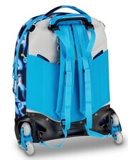 SJGANG GLOWGAME Trolley-Rucksack fluoreszierendes Gelb - Rucks&auml;cke mit Trolleyfunktion - 3