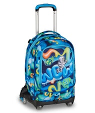 SJGANG SPACE RIDE Rucksack mit abnehmbarem Trolley - Rucks&auml;cke mit Trolleyfunktion