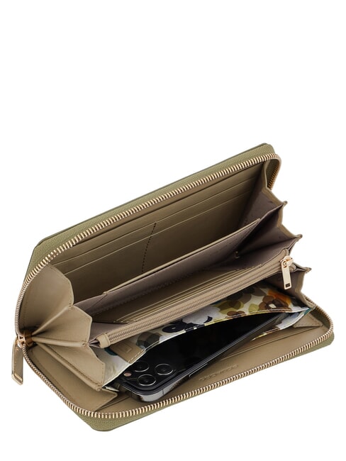 FL Das Portemonnaie mit 4 F&auml;chern hellgr&uuml;n - Brieftaschen Damen