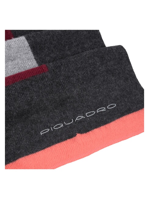 SCIARPA Gestreifter Strickschal Burgund - Schals