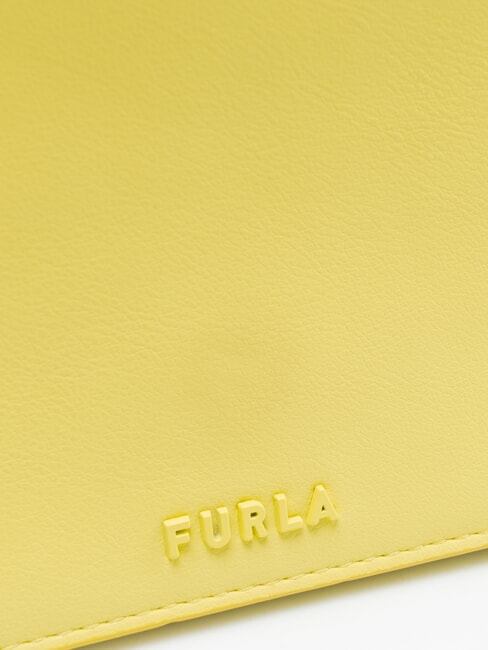 LINEA FUTURA Mini-Ledertasche mit Schultergurt Zitronenschale + Greige + Salbei C + Marmor C - Damentaschen