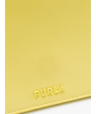 FURLA LINEA FUTURA Mini-Ledertasche mit Schultergurt Zitronenschale + Greige + Salbei C + Marmor C - Damentaschen - 3