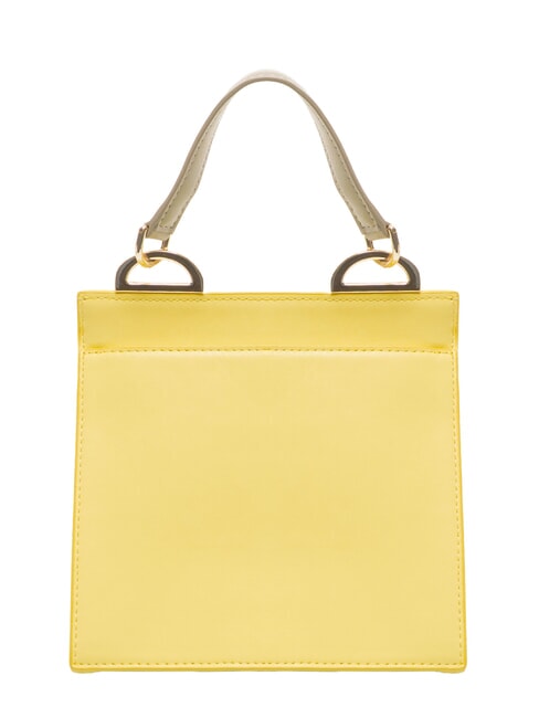 LINEA FUTURA Mini-Ledertasche mit Schultergurt Zitronenschale + Greige + Salbei C + Marmor C - Damentaschen