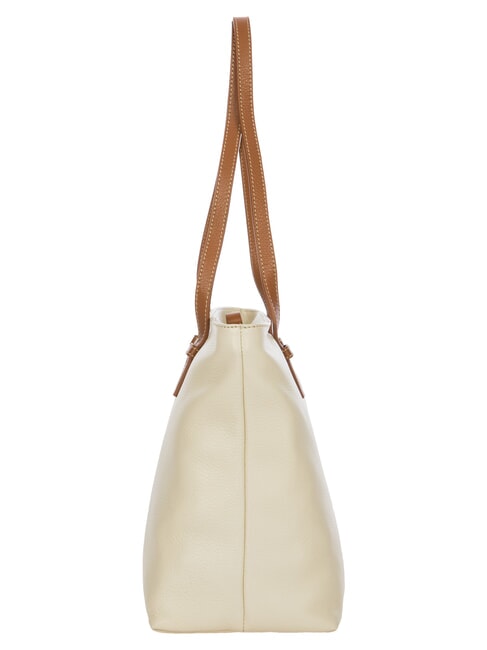 CREMONA S Leder-Einkaufstasche, Schultertasche CREME - Damentaschen