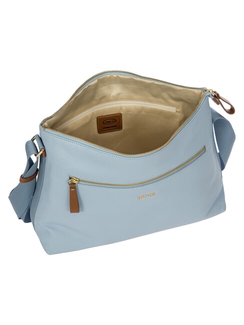 CREMONA Mini-Schultertasche aus Leder Himmel - Damentaschen