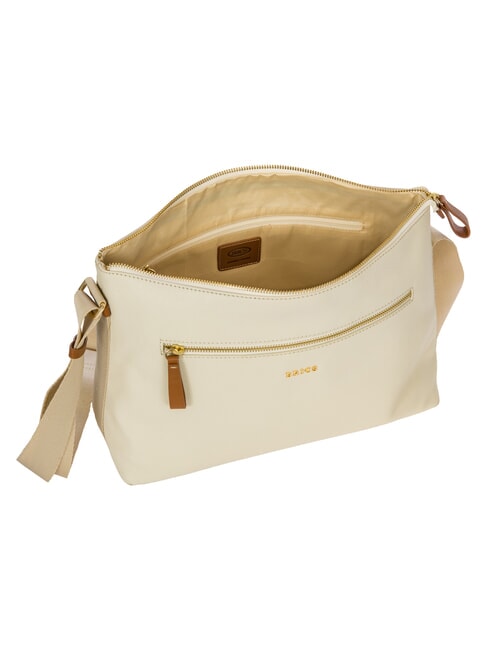 CREMONA Mini-Schultertasche aus Leder CREME - Damentaschen