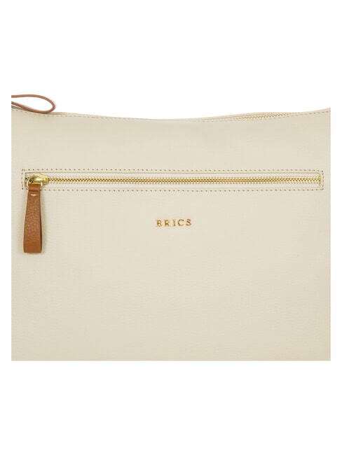 CREMONA Mini-Schultertasche aus Leder CREME - Damentaschen