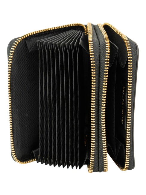 LOVE EMBOSSED Ledergeldb&ouml;rse mit Kartenhalter Schwarz - Brieftaschen Damen