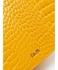 GAUD&Igrave; EVELYN COCCO Kleine bedruckte Umh&auml;ngetasche Honig - Damentaschen - 5