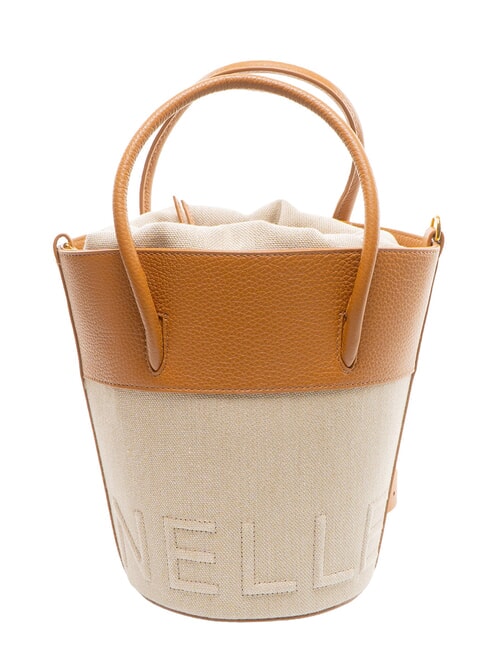 MYRTHA CANVAS Beuteltasche mit Schultergurt Riff / Pfirsich - Damentaschen