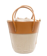 COCCINELLE MYRTHA CANVAS Beuteltasche mit Schultergurt Riff / Pfirsich - Damentaschen - 4