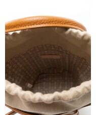 COCCINELLE MYRTHA CANVAS Beuteltasche mit Schultergurt Riff / Pfirsich - Damentaschen - 5