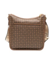 POLLINI HERITAGE Verstellbare Schultertasche braun / creme - Damentaschen - 4