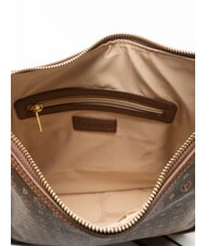 POLLINI HERITAGE Verstellbare Schultertasche braun / creme - Damentaschen - 5