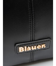 BLAUER MUSHY Umh&auml;ngetasche SCHWARZ - Damentaschen - 3