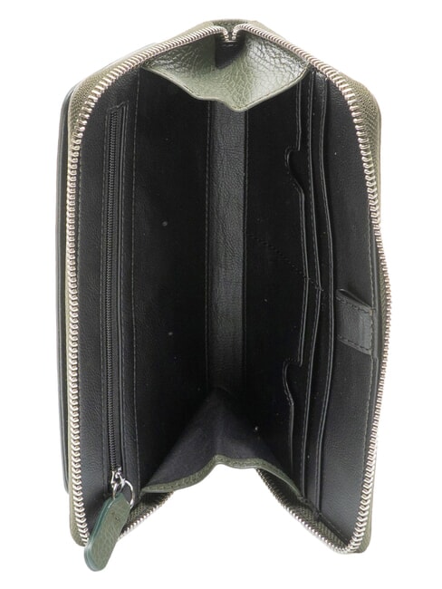 STG SOFT Kosmetikkoffer aus geh&auml;mmertem Leder Algen - Beauty-Case