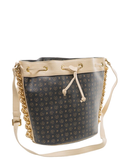 HERITAGE Schultertasche schwarz / elfenbein - Damentaschen