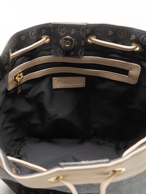 HERITAGE Schultertasche schwarz / elfenbein - Damentaschen