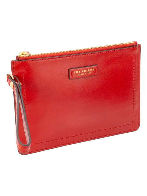 FIONA Lederclutch Flamenco-Abk. Gold - Damentaschen