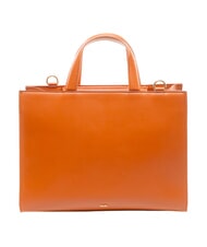 GAUD&Igrave; ADA VELUR L Handtasche mit Samteins&auml;tzen Orange - Damentaschen - 4