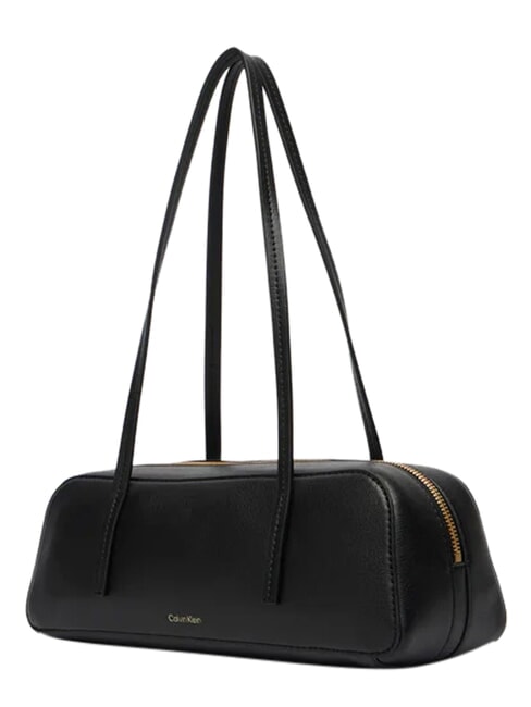 FOIL LOGO Schultertasche, Koffertasche schwarz/ger&ouml;stete Kokosnuss - Damentaschen