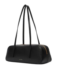 CALVIN KLEIN FOIL LOGO Schultertasche, Koffertasche schwarz/ger&ouml;stete Kokosnuss - Damentaschen - 4