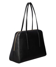 CALVIN KLEIN FOIL LOGO XL Schultertasche schwarz/ger&ouml;stete Kokosnuss - Damentaschen - 3