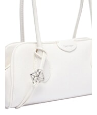 CALVIN KLEIN EMBLEM TRIO Umh&auml;ngetasche Wei&szlig;es Steinkraut - Damentaschen - 5