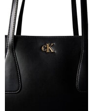 CALVIN KLEIN CK MEDIUM  Die Schultertasche auf Schwarz - Damentaschen - 5