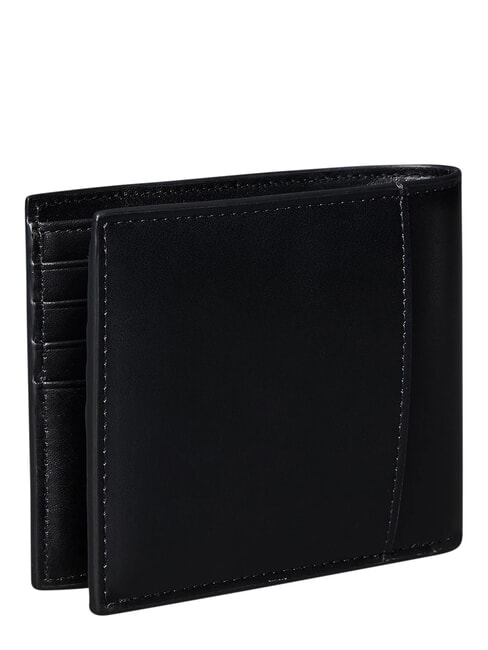 RAISED Ledergeldb&ouml;rse auf Schwarz - Brieftaschen Herren