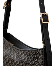 CALVIN KLEIN EMBLEM AOP Schultertasche, verstellbar Black AOP - Damentaschen - 5