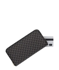 CALVIN KLEIN EMBLEM AOP Rei&szlig;verschluss-Geldb&ouml;rse Black AOP - Brieftaschen Damen - 4