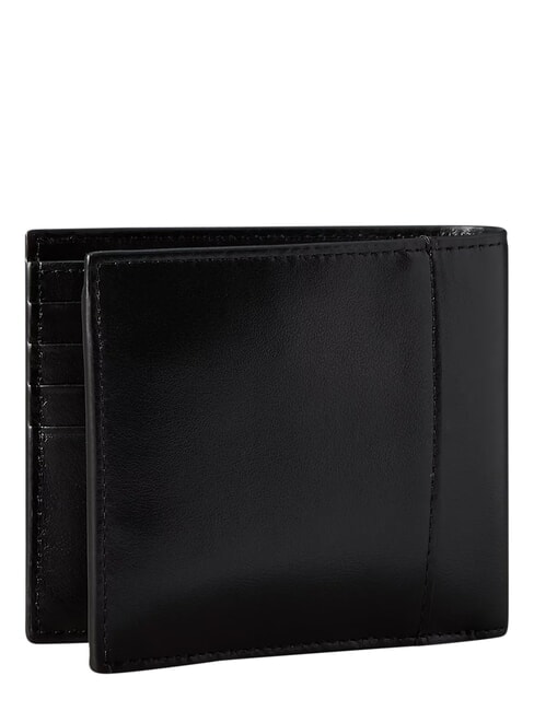 RAISED Geldb&ouml;rse mit M&uuml;nzfach auf Schwarz - Brieftaschen Herren