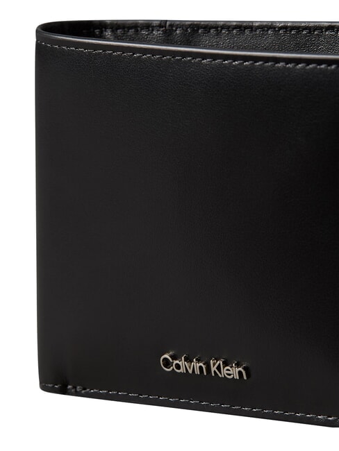 RAISED Geldb&ouml;rse mit M&uuml;nzfach auf Schwarz - Brieftaschen Herren