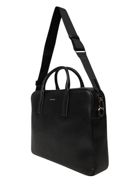 RAISED Laptoptasche mit Schultergurt auf Schwarz - Arbeitstaschen