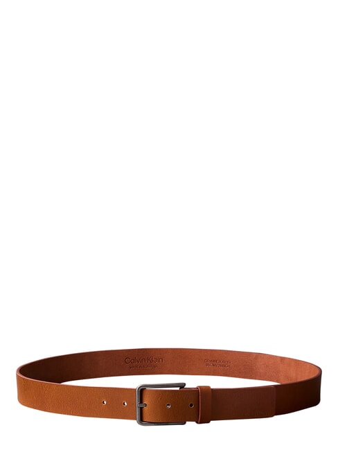 WARMTH  Lederg&uuml;rtel ck cognac/antik silber - G&uuml;rtel