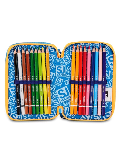 JOYFUL PINS BOY Federm&auml;ppchen mit Schulset BLAUER DRUCK - Etuis und Zubeh&ouml;r
