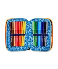SJGANG JOYFUL PINS BOY Federm&auml;ppchen mit Schulset BLAUER DRUCK - Etuis und Zubeh&ouml;r - 4