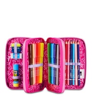SJGANG SOFT POUCH GIRL Federm&auml;ppchen mit Schulset rosa Puppe - Etuis und Zubeh&ouml;r - 2