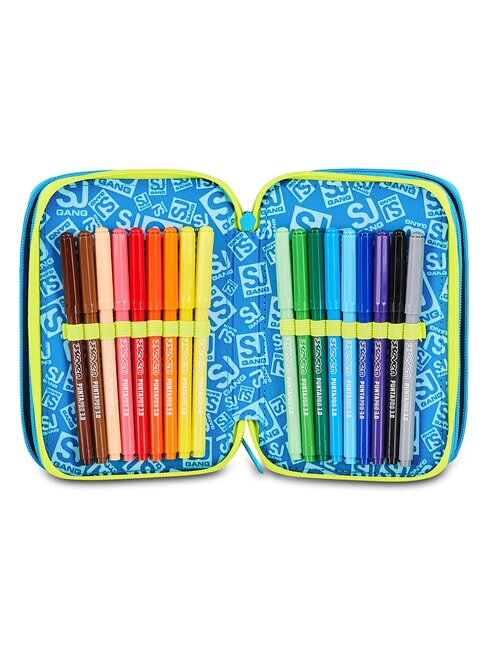 GLOWGAME Federm&auml;ppchen mit Schulset fluoreszierendes Gelb - Etuis und Zubeh&ouml;r