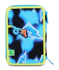 SJGANG GLOWGAME Federm&auml;ppchen mit Schulset fluoreszierendes Gelb - Etuis und Zubeh&ouml;r - 6