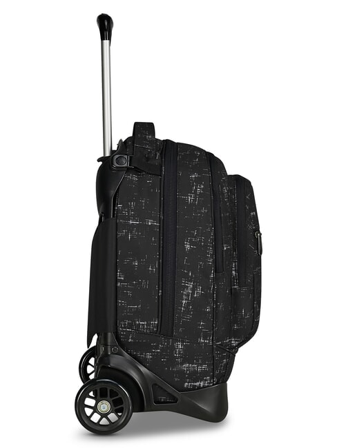 PLUG FANTASY Abnehmbarer Trolley-Rucksack schwarzer Doodle - Rucks&auml;cke mit Trolleyfunktion