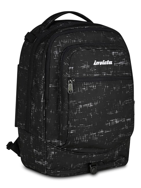 PLUG FANTASY Abnehmbarer Trolley-Rucksack schwarzer Doodle - Rucks&auml;cke mit Trolleyfunktion