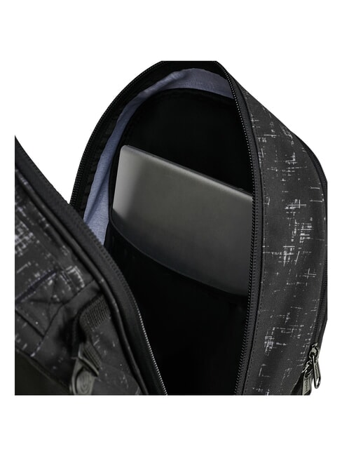 PLUG FANTASY Abnehmbarer Trolley-Rucksack schwarzer Doodle - Rucks&auml;cke mit Trolleyfunktion