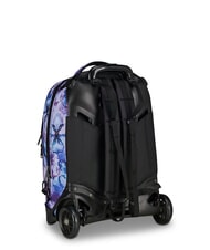 INVICTA PLUG FANTASY Abnehmbarer Trolley-Rucksack Wasserfarbene Bl&uuml;ten - Rucks&auml;cke mit Trolleyfunktion - 2