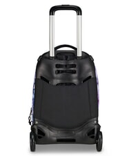 INVICTA PLUG FANTASY Abnehmbarer Trolley-Rucksack Wasserfarbene Bl&uuml;ten - Rucks&auml;cke mit Trolleyfunktion - 4