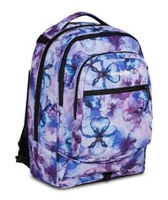 INVICTA PLUG FANTASY Abnehmbarer Trolley-Rucksack Wasserfarbene Bl&uuml;ten - Rucks&auml;cke mit Trolleyfunktion - 6