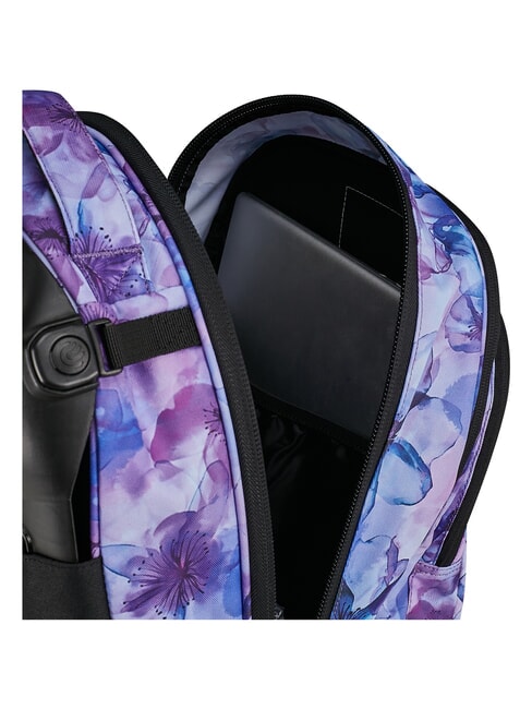 PLUG FANTASY Abnehmbarer Trolley-Rucksack Wasserfarbene Bl&uuml;ten - Rucks&auml;cke mit Trolleyfunktion