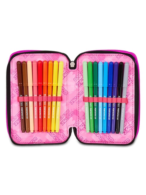 PLUMPY LINE GIRL Federm&auml;ppchen mit Schulset Schwarz - Etuis und Zubeh&ouml;r