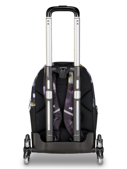 GOLDEN PAINT Dreifach-Rollen-Trolley-Rucksack Stahlgrau - Rucks&auml;cke mit Trolleyfunktion